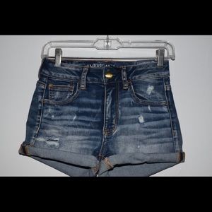 AEO Hi-Rise Shortie/ High Performance Stretch